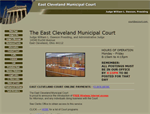 Tablet Screenshot of eccourt.com